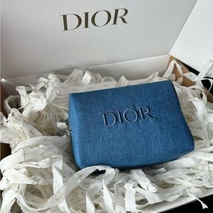 Denim Dior Limited Edition Beauty Pouch New in Box